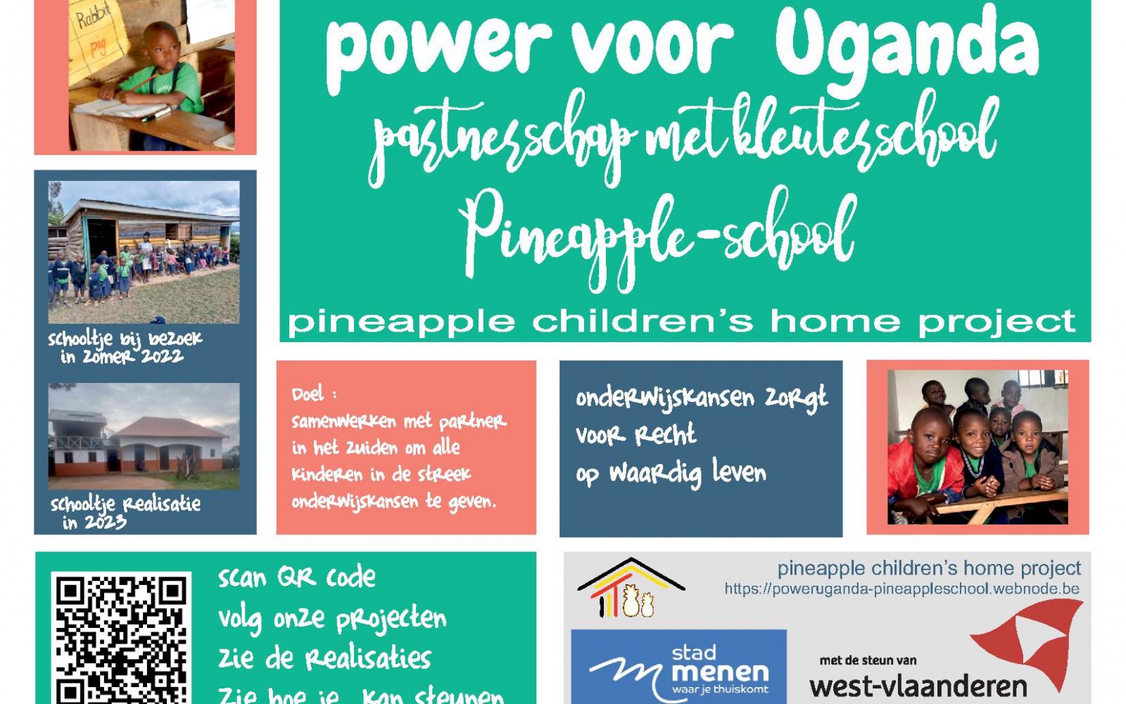 flyer of the Pineapple Children's Home Project