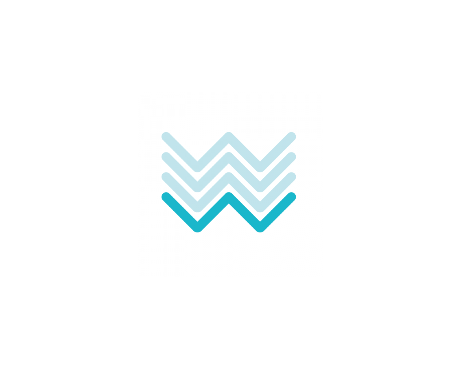 logo with blue v-shapes
