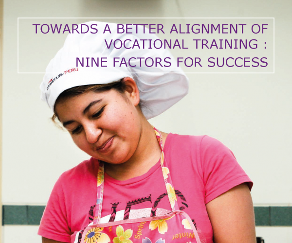Towards a better alignment of vocational training: factors for succes